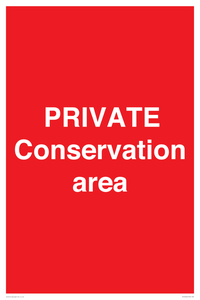 PRIVATE Conservation area 